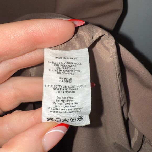 Theory Betty 2B Edition Sheath Dress - Tan 8 - Picture 4 of 4